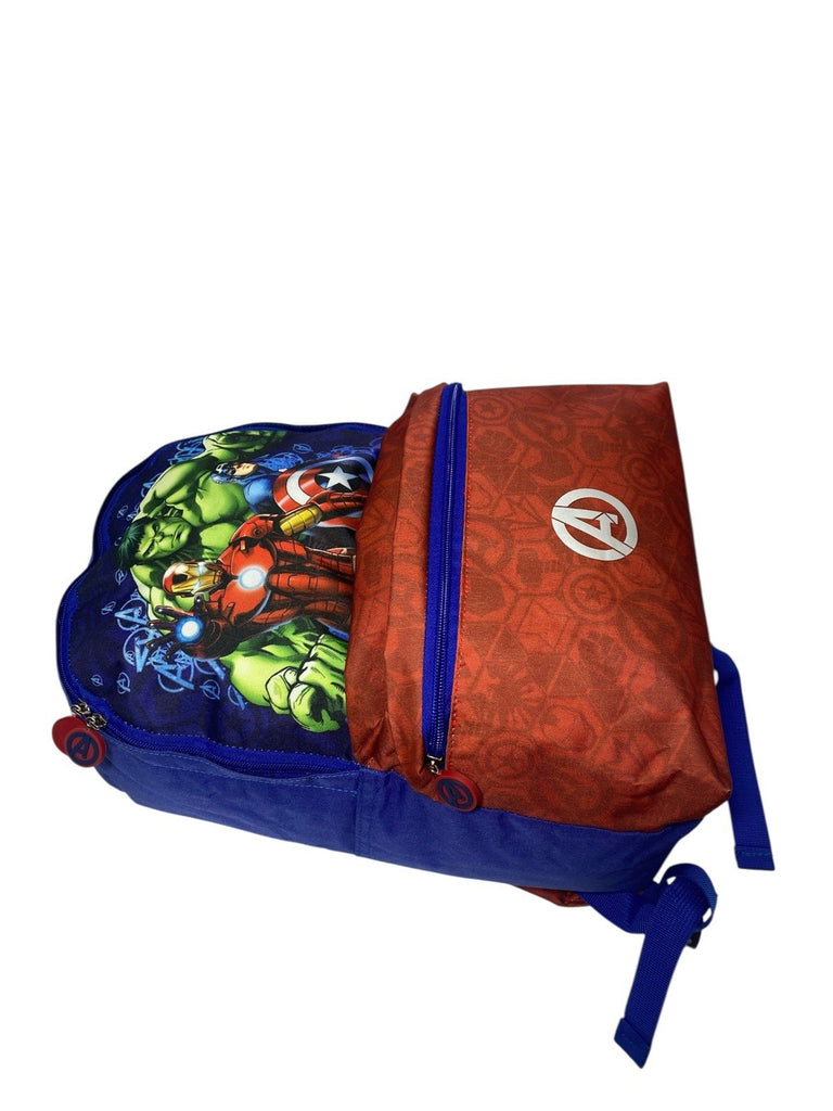 Marvel Avengers Large School Backpack Rucksack Front Pocket Hulk Iron Man New