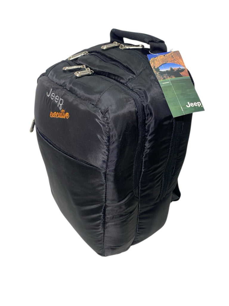 Jeep Mens 16" Executive Laptop Lightweigt College Work Travel Backpack Bag New