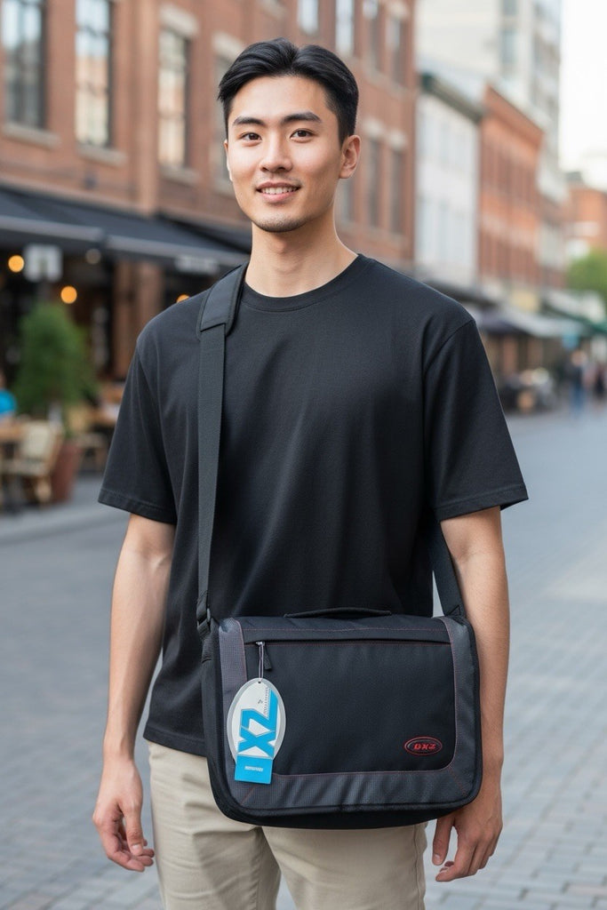 Unisex 16L Messenger Shoulder Crossbody School College Travel Despatch Bag New