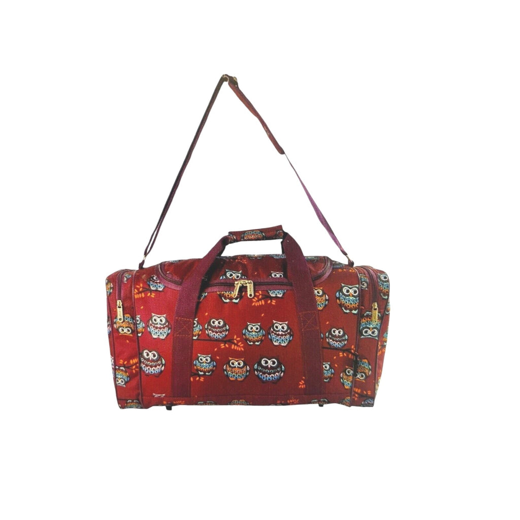 5 Cities 21" Owl Cabin Bag Carry on Holdall Flight Gym Bag 32L 54x30x20cm