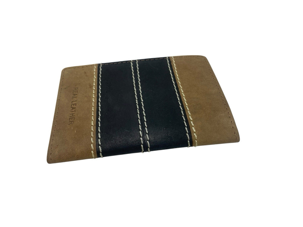 Lorenz Premium Real Soft Hunter Leather Bifold Credit Card ID Holder Wallet