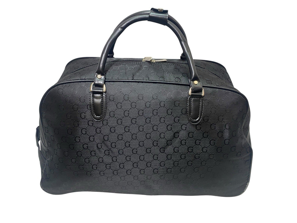 Unisex G Design Print Travel Gym Holdall Wheeled Bag Fashion Hand Luggage New