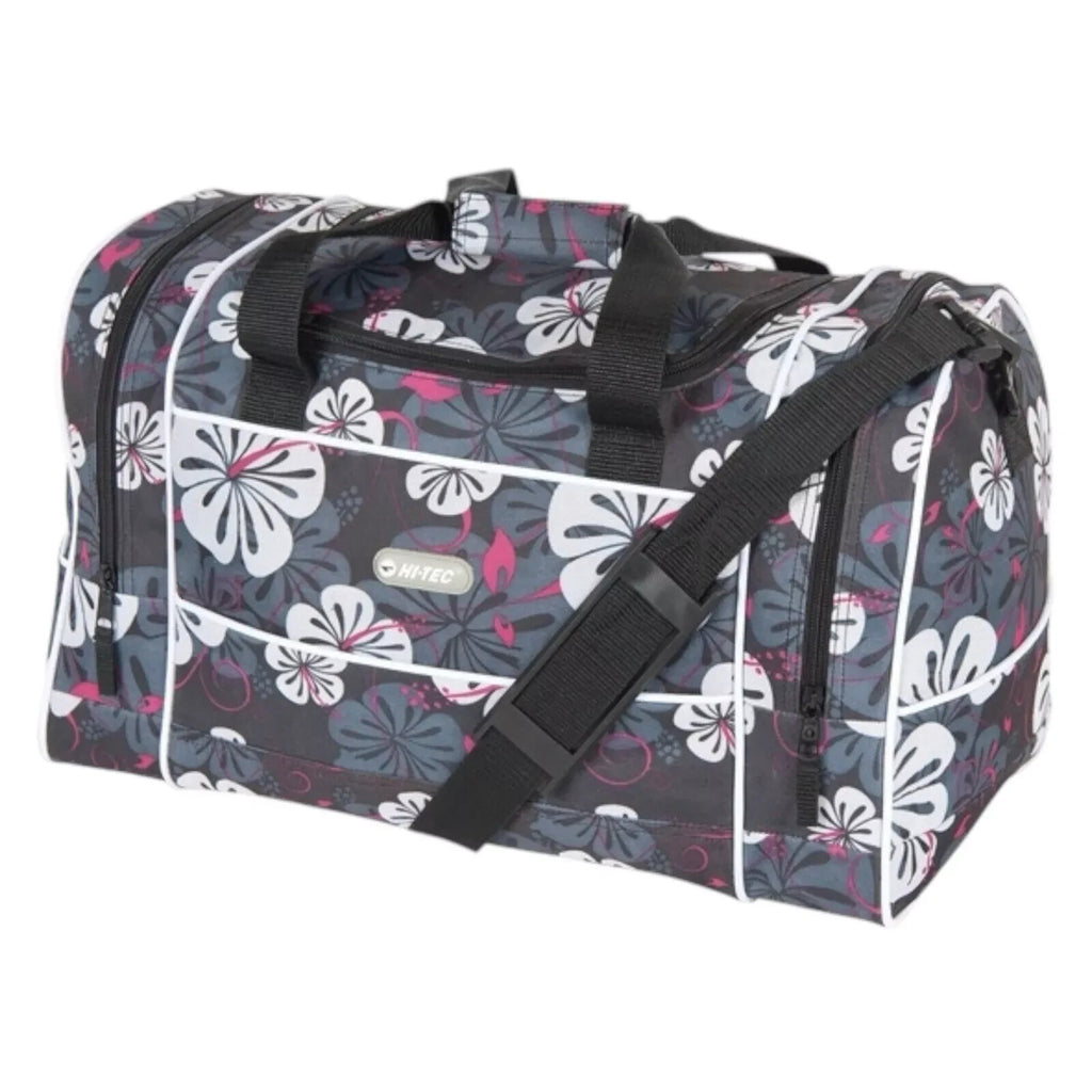 Hi Tec Ladies 18" Flower Holdall Gym PE Weekend Duffle Overnight Travel Bag New