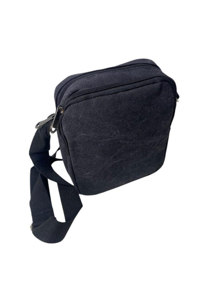 Lorenz Unisex Multi Purpose Small Canvas Cross Body Shoulder Travel Utility Bag