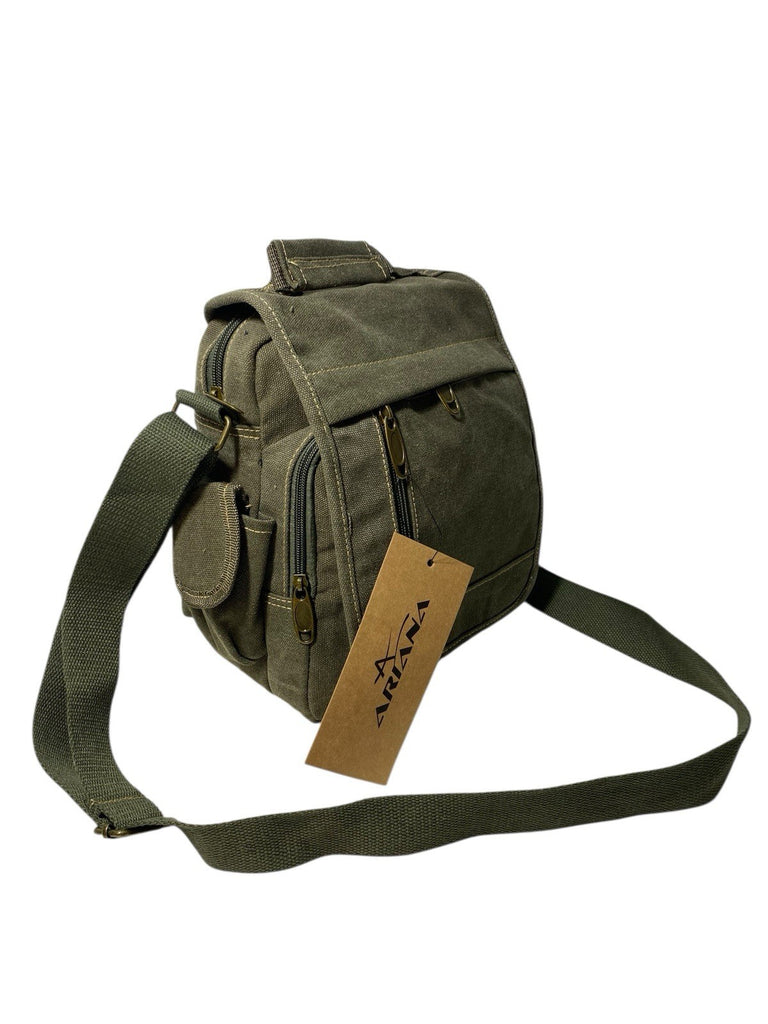 Ariana Unisex Canvas Messenger Shoulder Cross Body Travel Utility Satchel Bag
