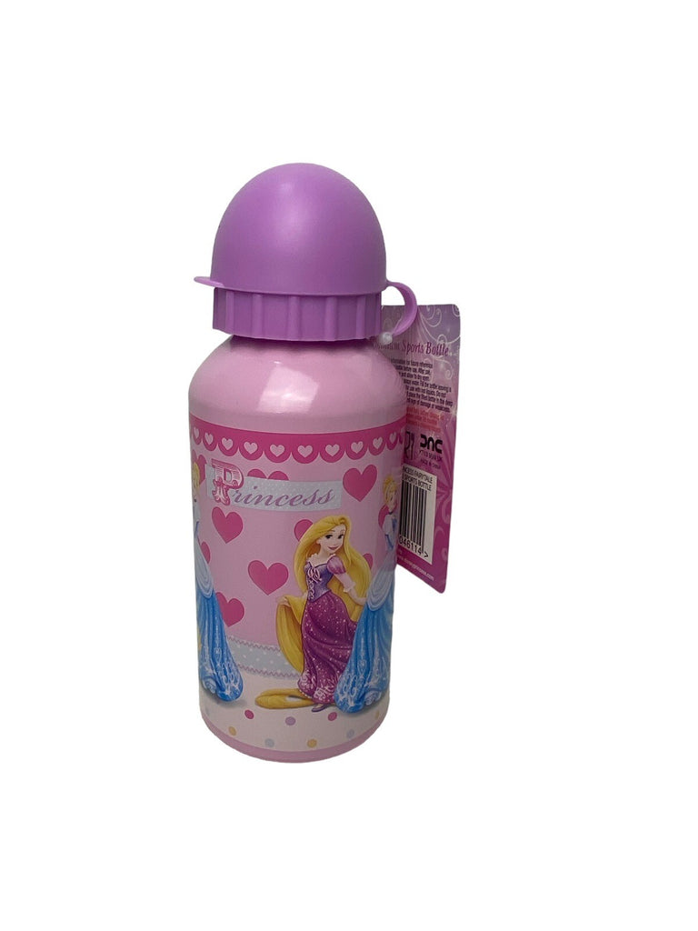 4 X Disney Princess 400ML Aluminium Sports Water Bottle Job Lot Car Boot Resale
