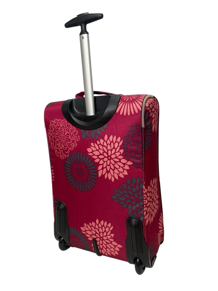 Frenzy 21" Lightweight 2 Wheel Carry On Hand Cabin Luggage Suitcase 36L Pink