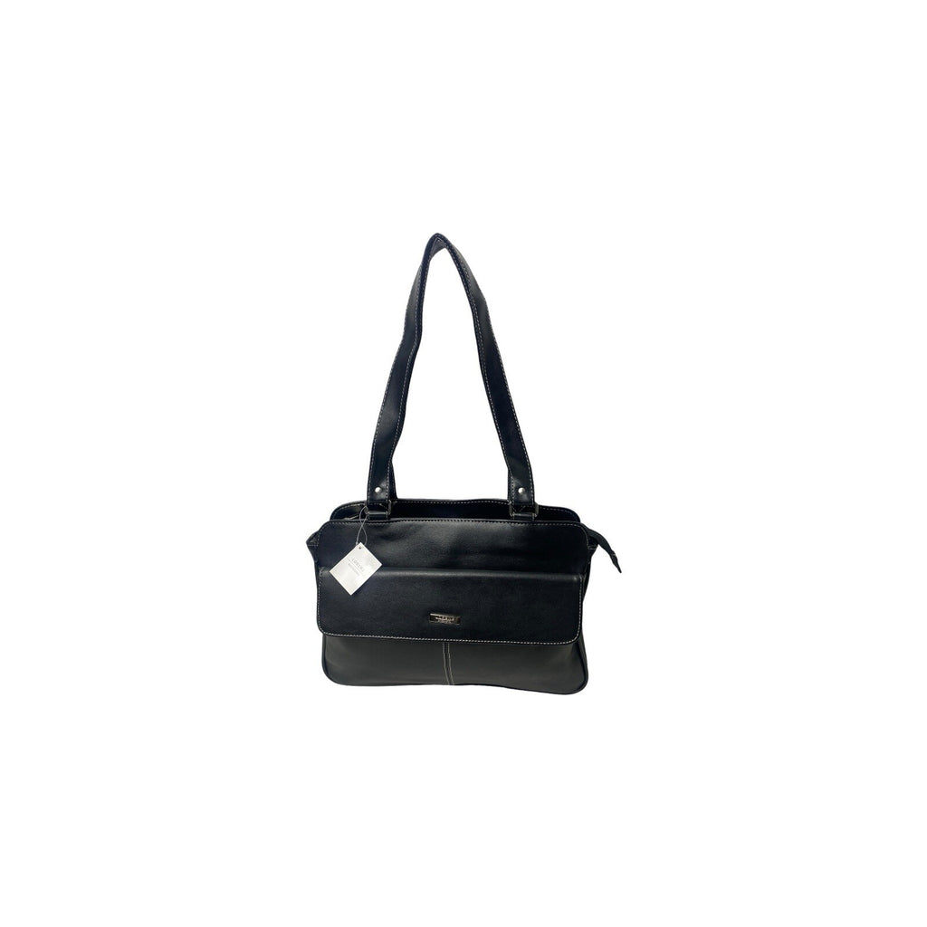 Lorenz Ladies Faux Leather Shoulder Organiser Multiple Pockets Bag Handbag New