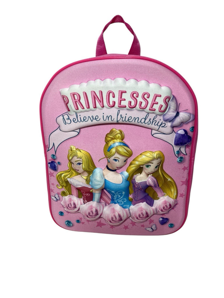 Disney Princess Princesses Friendship 3D Eva School Bag Backpack Rucksack New