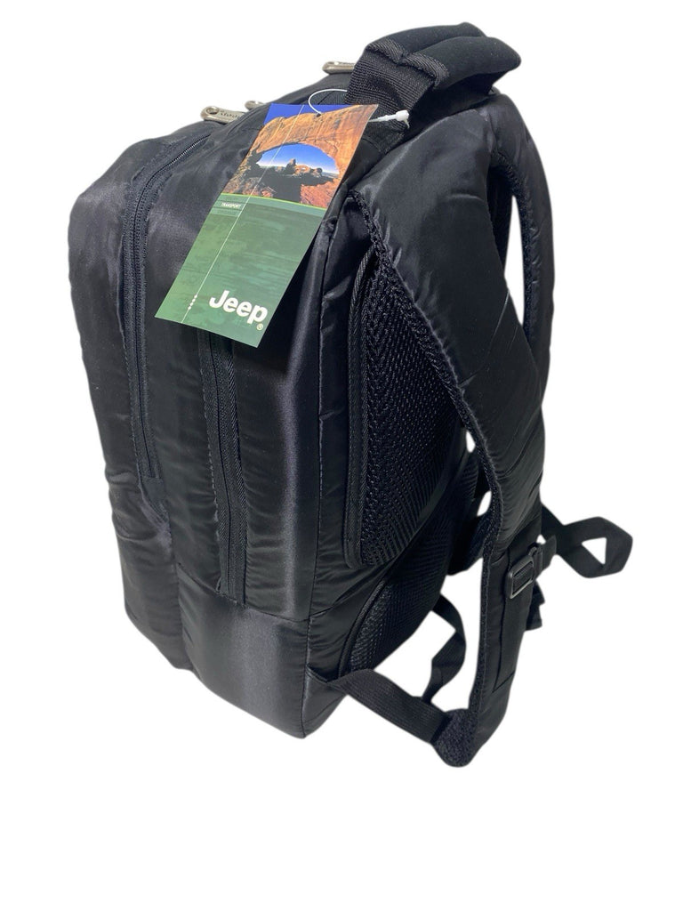 Jeep Mens 16" Executive Laptop Lightweigt College Work Travel Backpack Bag New