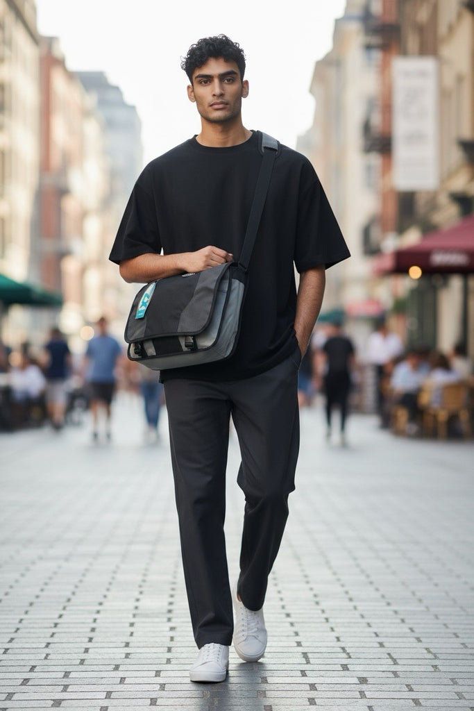 9 X Unisex Messenger Shoulder Crossbody Despatch Bag Job Lot Car Boot Market New