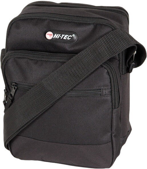 Hi-Tec Small Mens Shoulder Travel Bag Multiple Zipped Pockets & Adjustable Strap