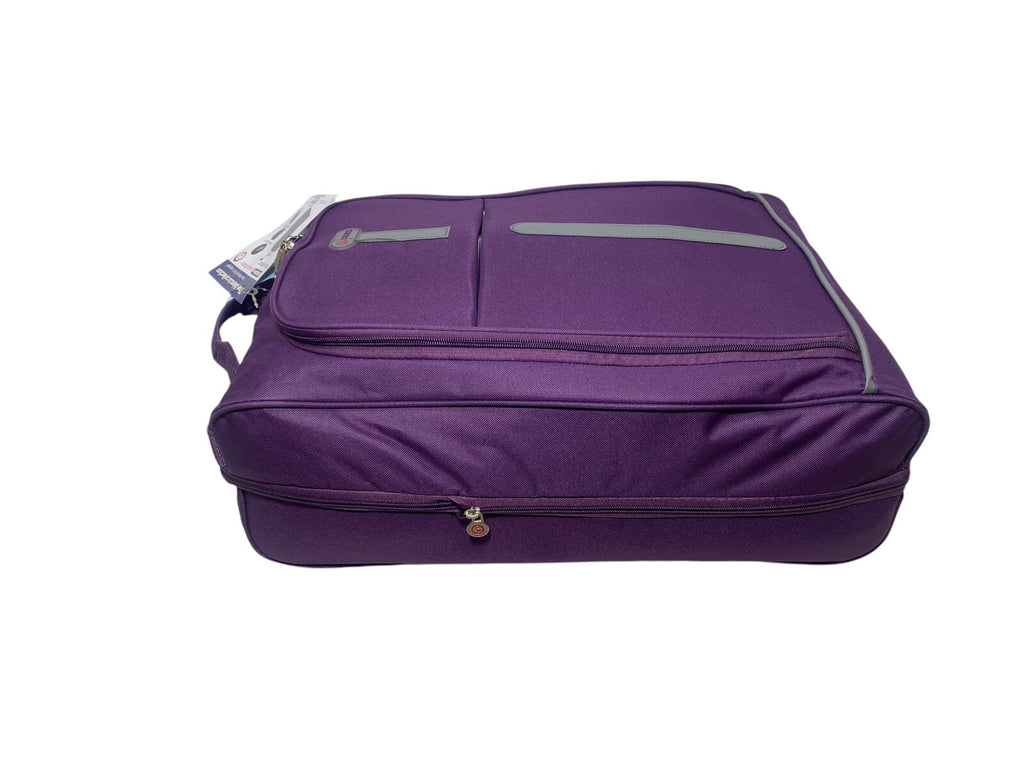 5 Cities 21" 55cm Carry On Lightweight Travel Wheeled Cabin Trolley Bag 42L New