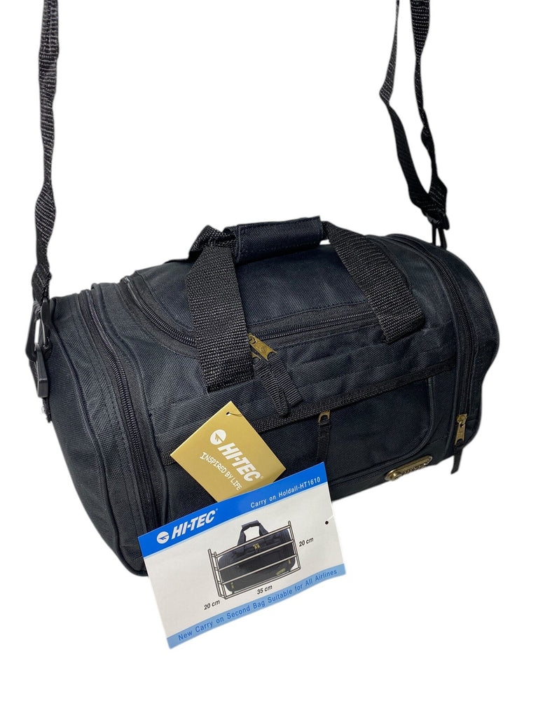 Hi-Tec Unisex Carry On Holdall Under Seat Travel Hand Luggage Bag 35 x 20 x 20cm