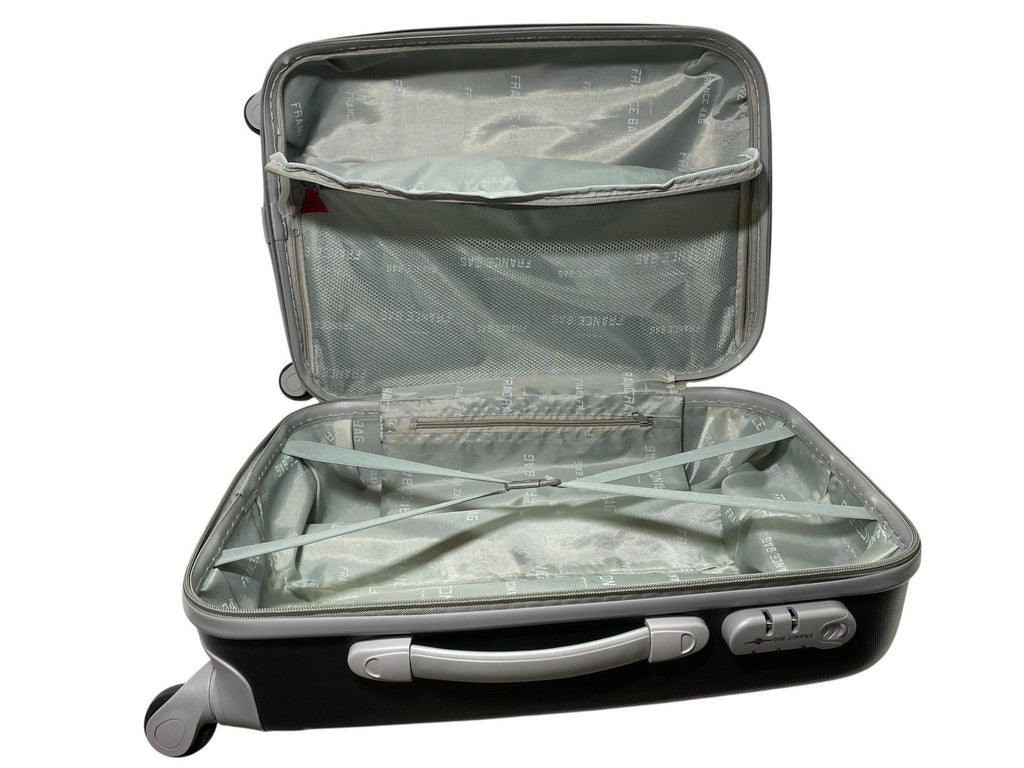 ABS 21" Hard Shell Cabin Lightweight Hand Luggage Suitcase Trolley 55x40x20cm