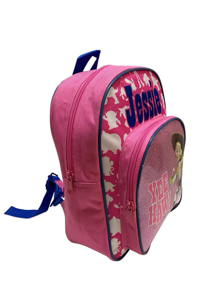 Disney Toy Story Jessie Yee Haw Glitter Backpack Front Pocket Nursery School