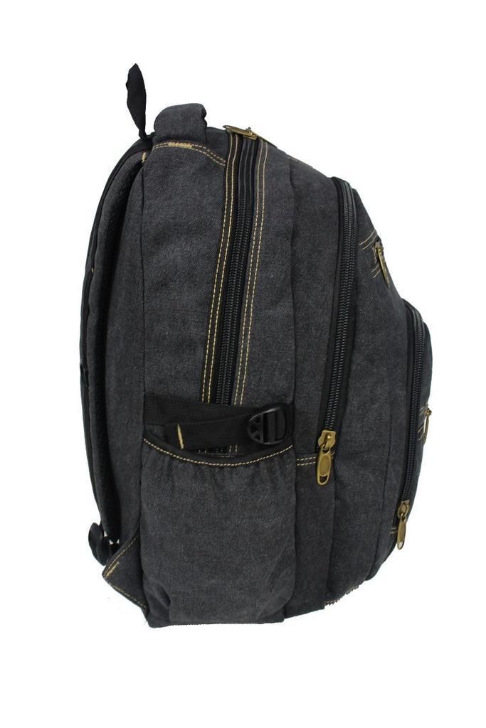 Ariana Unisex Canvas Laptop School College Work Travel Large Backpack Rucksack