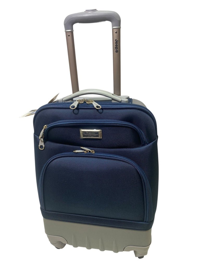 Jeep Washington 20" Suitcase Wheeled Cabin Bag 27.5L 52x33x16cm 4 Wheeled New