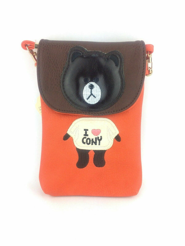 I Love Connie Bear Girls Ladies Shoulder Travel Bag Cross Body Small Purse New