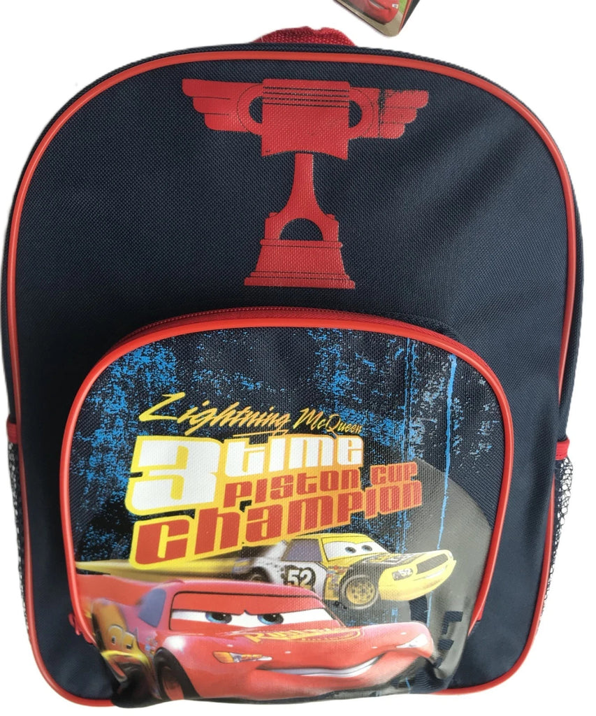 Disney Cars Kids Lightning McQueen Backpack Rucksack School Bag  Front Pocket