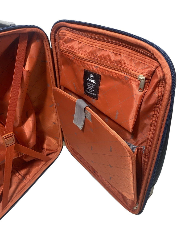 Jeep Washington 20" Suitcase Wheeled Cabin Bag 27.5L 52x33x16cm 4 Wheeled New