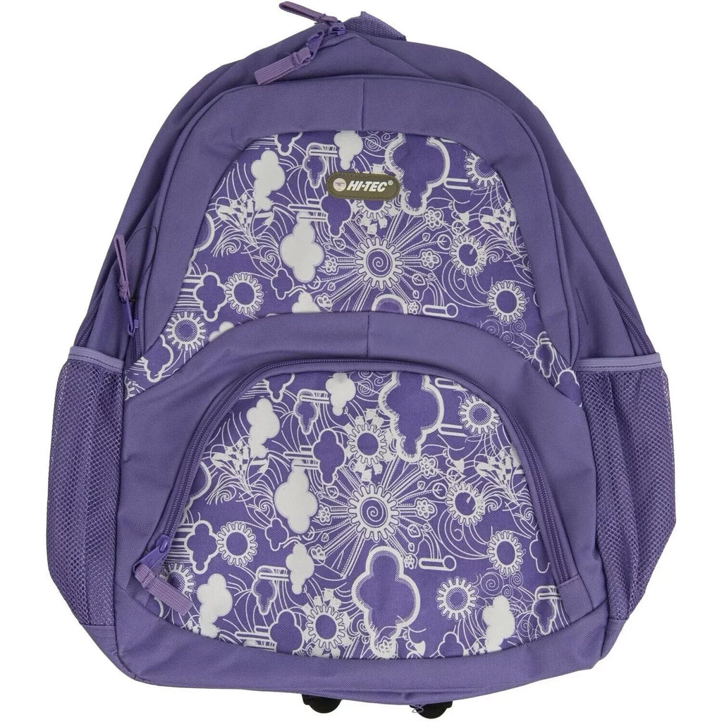 Hi Tec Ladies Cloud Print Backpack Rucksack School Gym College Work Travel New
