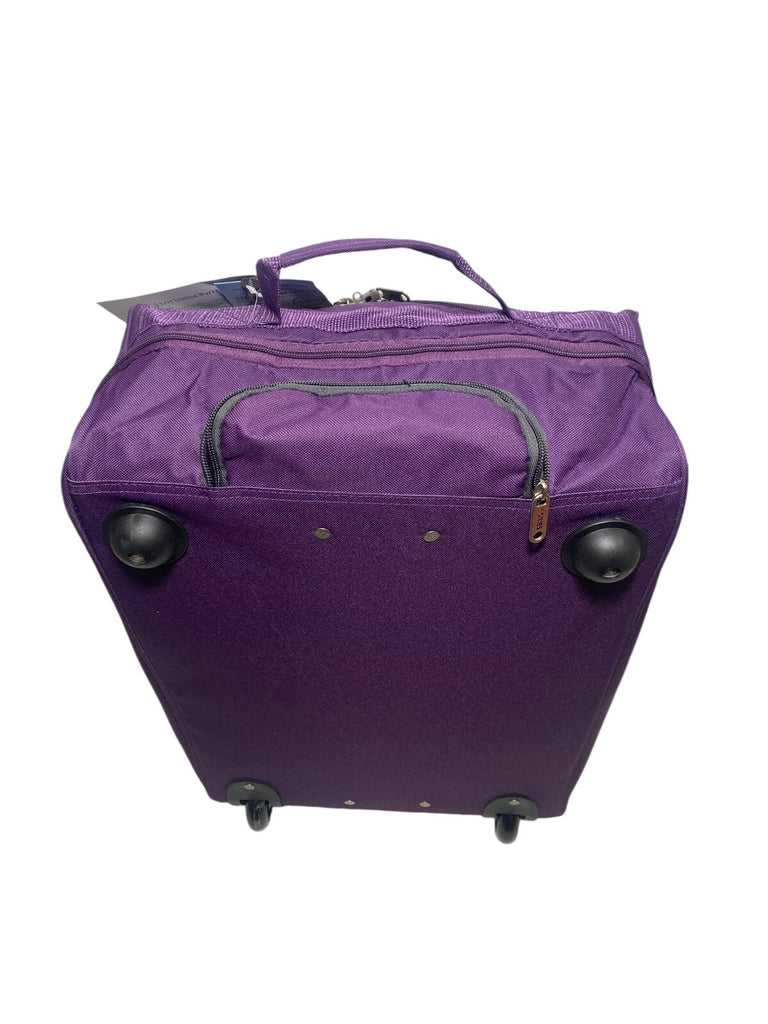 5 Cities 21" 55cm Carry On Lightweight Travel Wheeled Cabin Trolley Bag 42L New