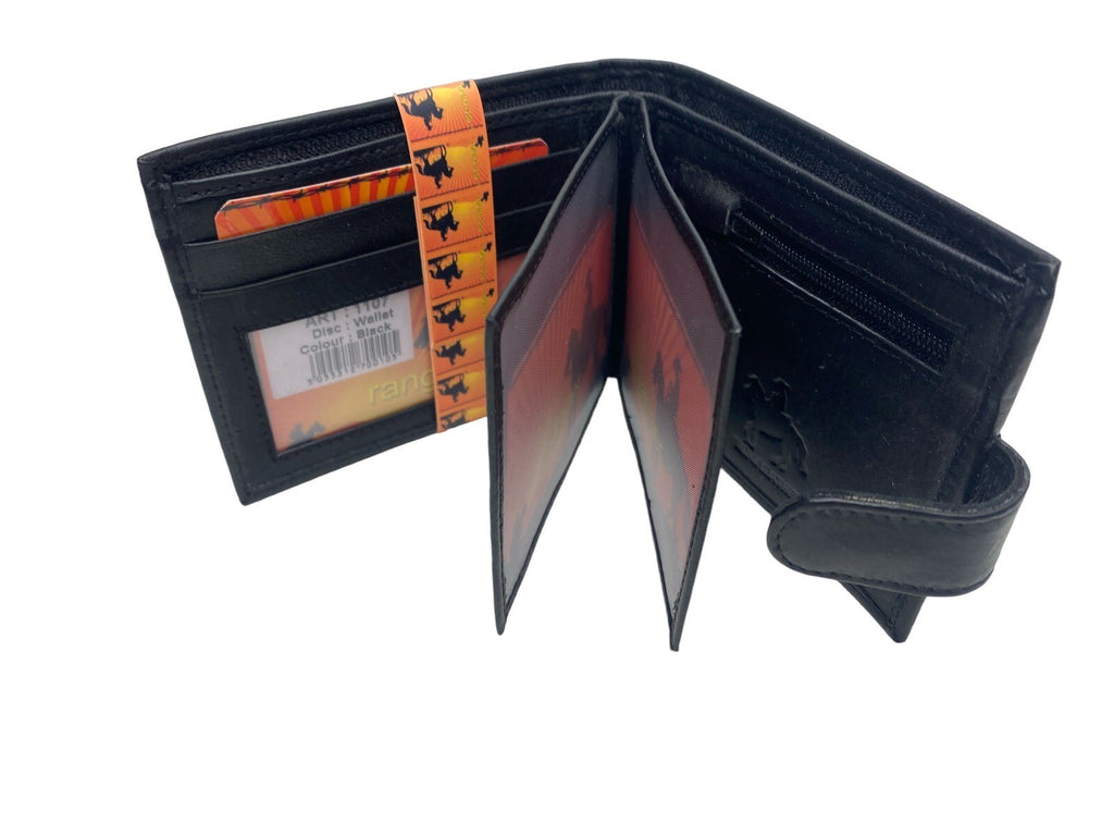 Gents Mens Soft Leather Wallet Credit Card Purse Coin Pouch