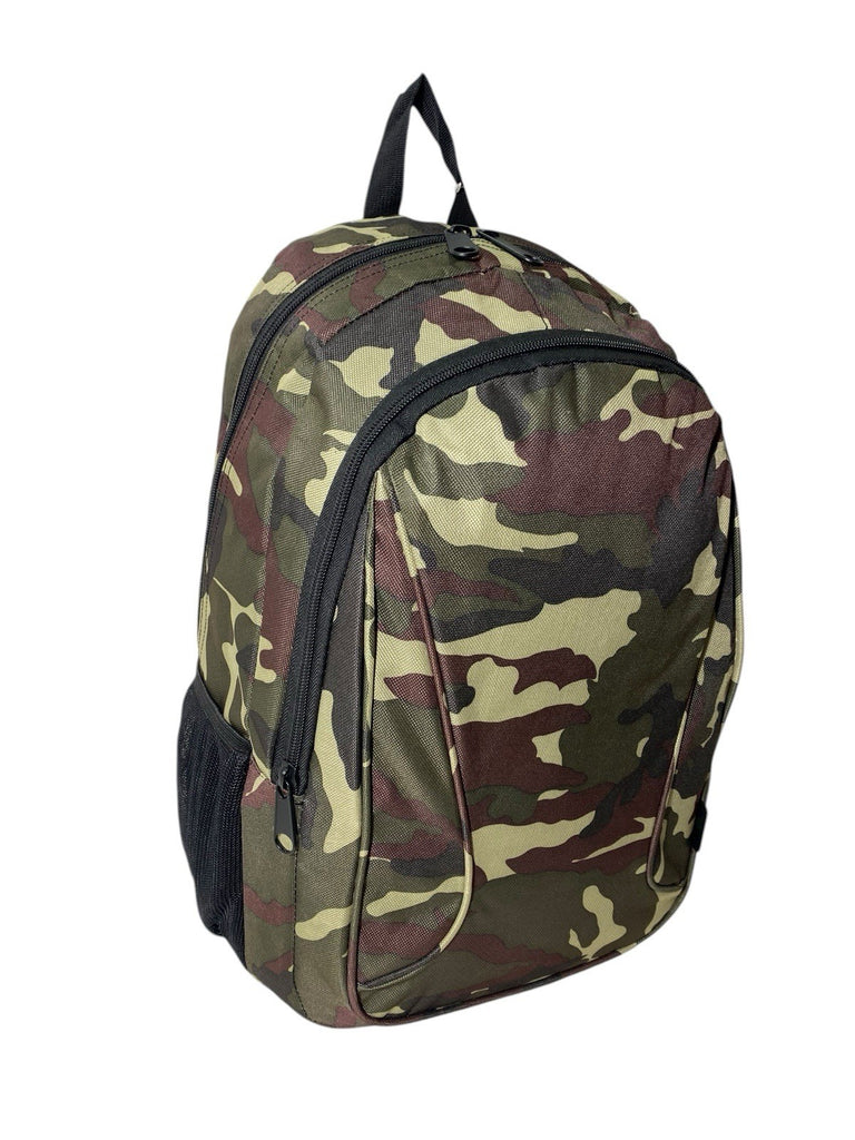 Ariana Mens Boys Army Military Cammo Camouflage Backpack School Travel Gym Bag