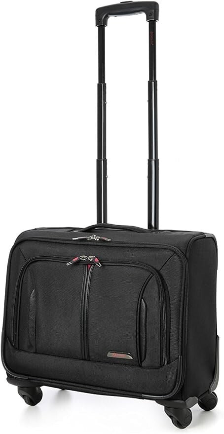 Aerolite 18” Rolling Executive Cabin Luggage Business Laptop Pilot Bag Wheeled