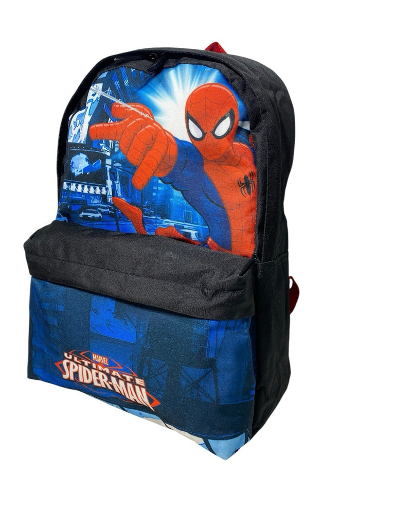 Marvel Ultimate Spiderman Large School Backpack Rucksack Front Pocket New