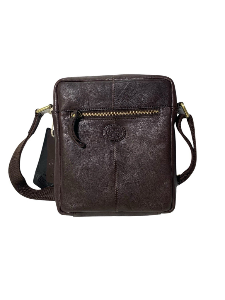 Soft Genuine Leather Unisex Travel Work Cross Body Bag London Leather Goods New