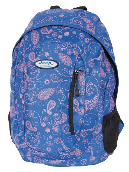 Jeep Large Paisley Laptop Ipad Notepad Travel Cabin Hand Luggage Backpack Bag