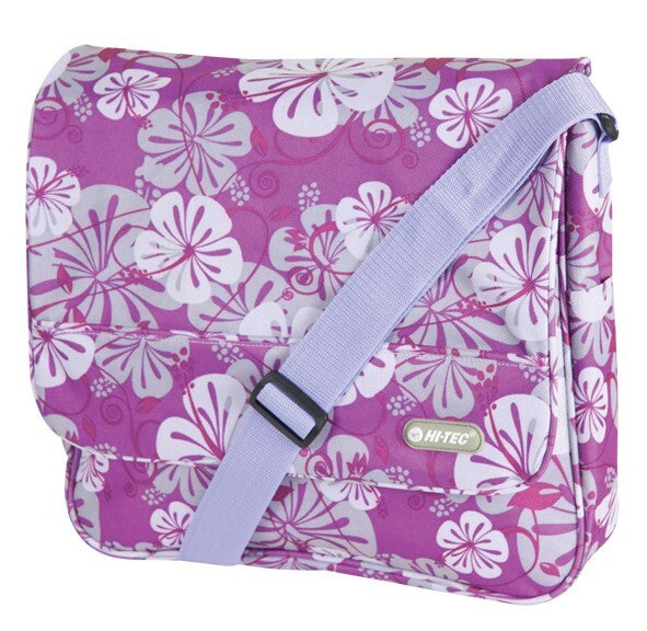 Hi-Tec Flowers Courier Messenger Despatch Bag School College Travel Satchel