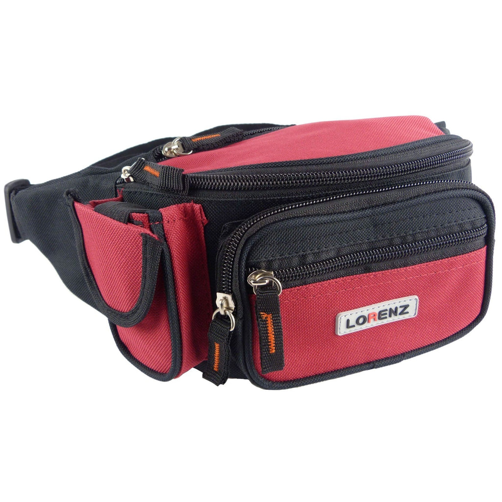 Lorenz Unisex Travel Utility Bum Bag Practical Handy Fanny Pack Waist New