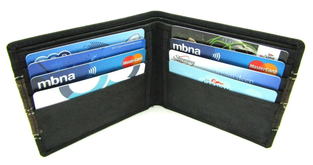 Lorenz Premium Quality Real Super Soft Hunter Leather Wallet Credit Card Holder