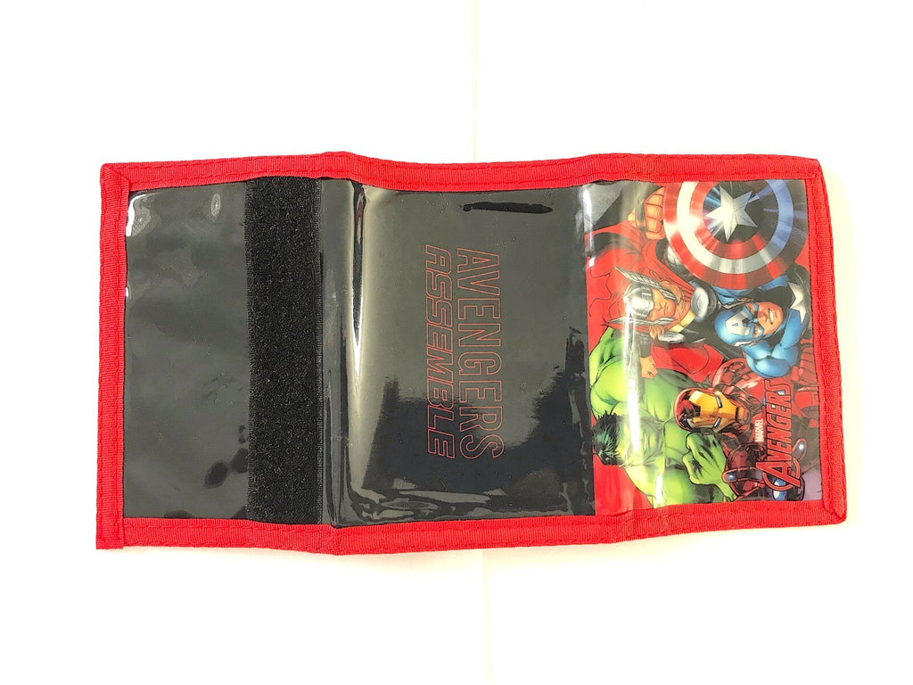 Official Marvel Avengers Boys Hulk Iron Thor Trifold Money Change Notes Wallet