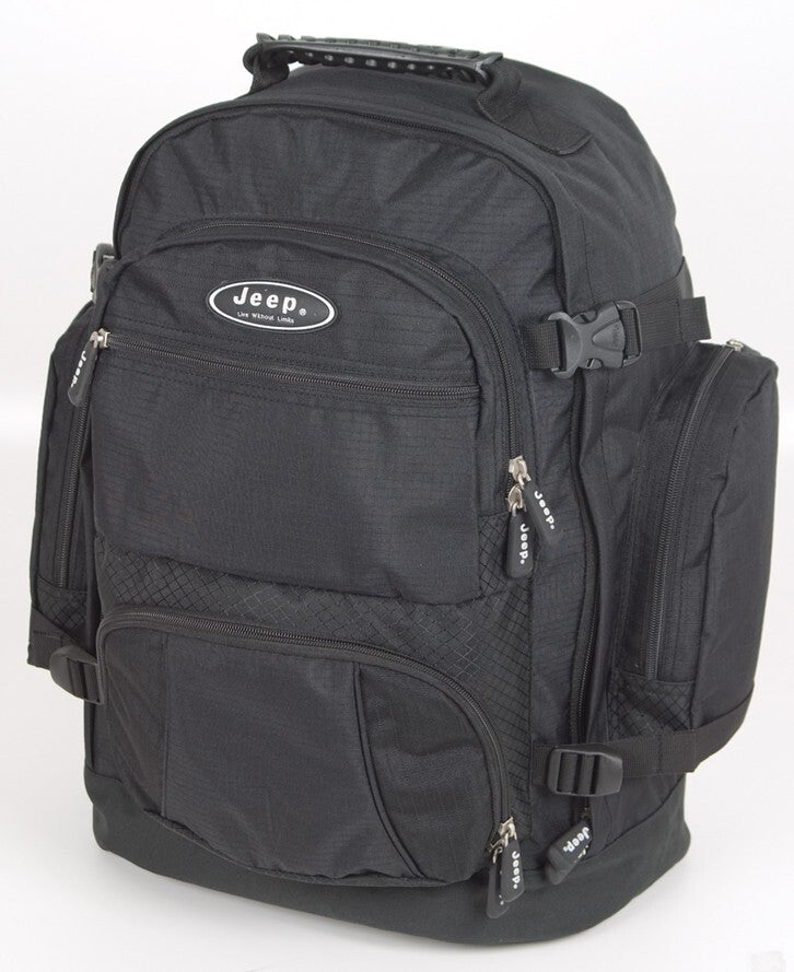 Jeep Mens Nebraska Backpack Rucksack Cabin Trecking Hiking Laptop Bag New