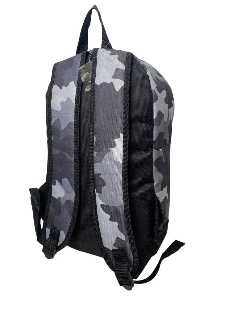 Grey Cammo  Camouflage Army Print Roxy Boys School Backpack Rucksack New