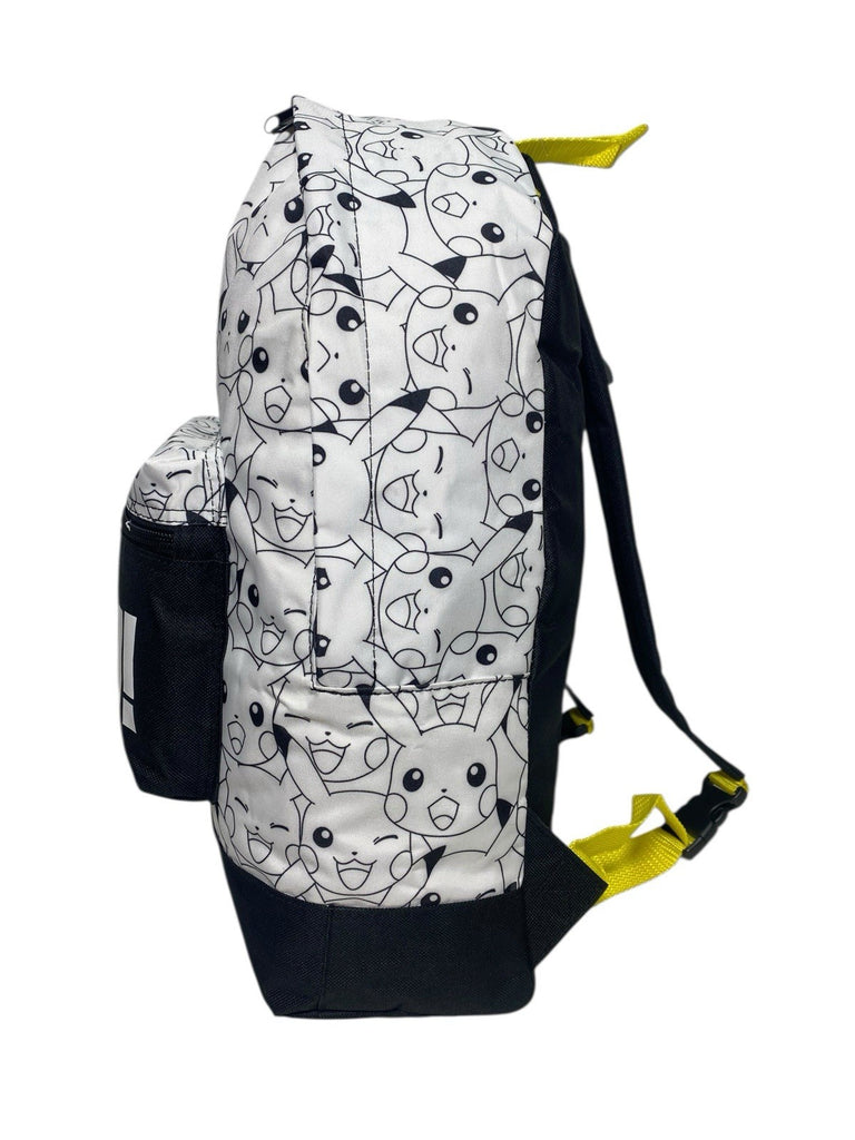 Pokemon Pikachu Boys Large Roxy School Backpack Rucksack Bag Front Pocket New