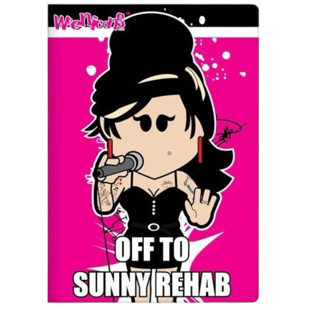 Weenicons Amy Winehouse Off To Sunny Rehab Passport Cover Luggage Tag Set Boxed