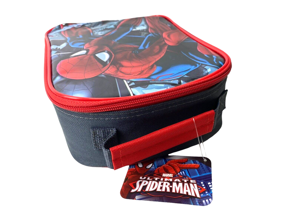 Marvel Ultimate Spiderman Publishing  Kids Boys School Trips Insulated Lunch Bag