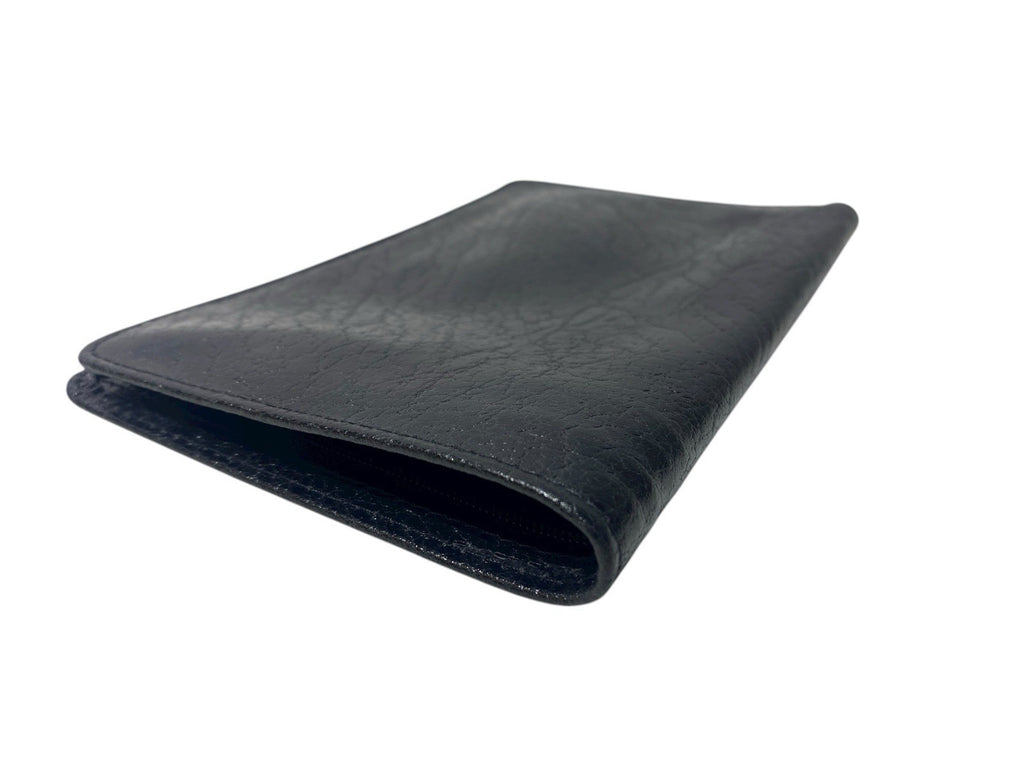 Vintage Real Leather Unisex Bifold Travel Passport Document Credit Card Holder