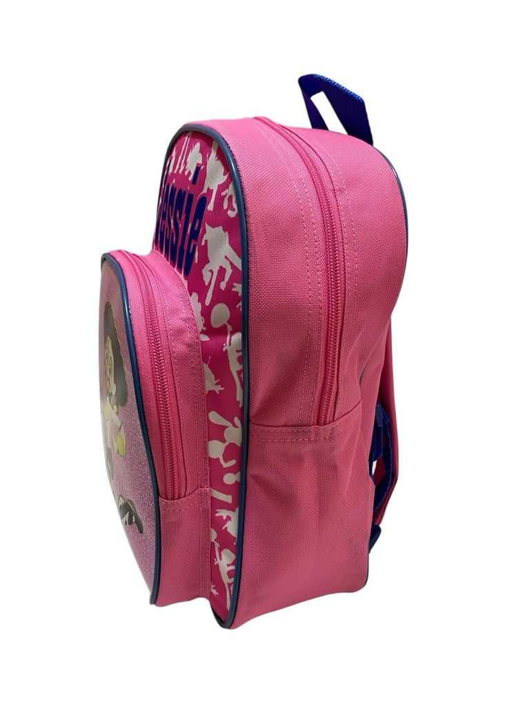 Disney Toy Story Jessie Yee Haw Glitter Backpack Front Pocket Nursery School