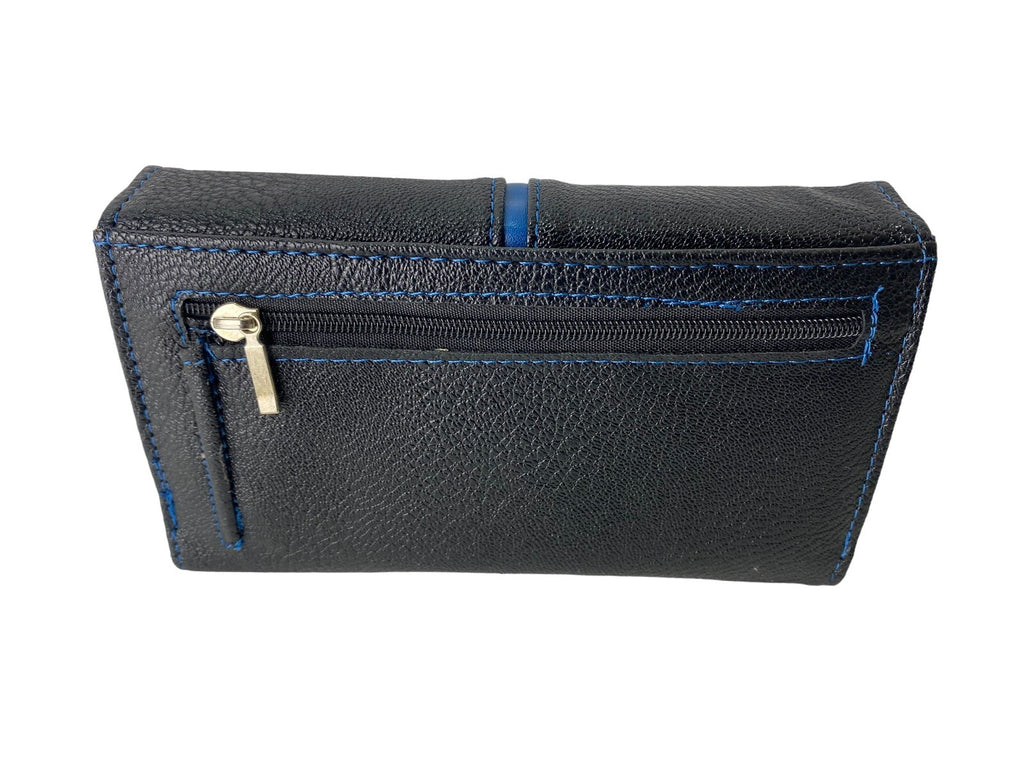 Fabretti Ladies Envelope Purse Clutch Coin Credit Card Wallet New