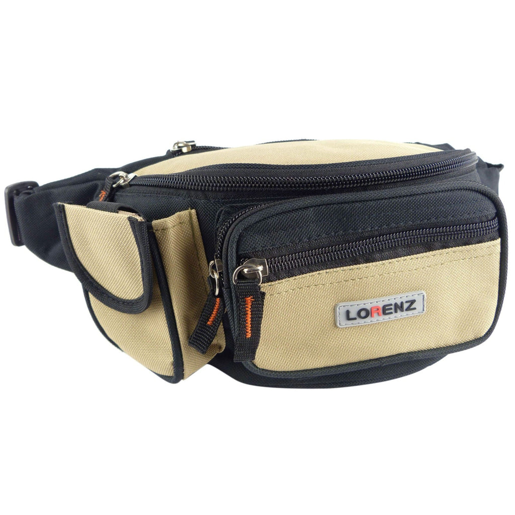 Lorenz Unisex Travel Utility Bum Bag Practical Handy Fanny Pack Waist New