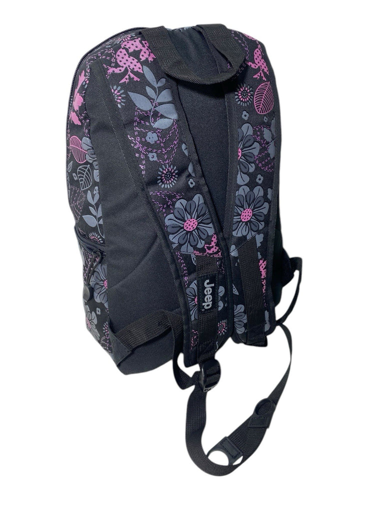 Jeep Laptop Ipad Notepad Floral Travel Cabin Hand Luggage College Backpack Bag