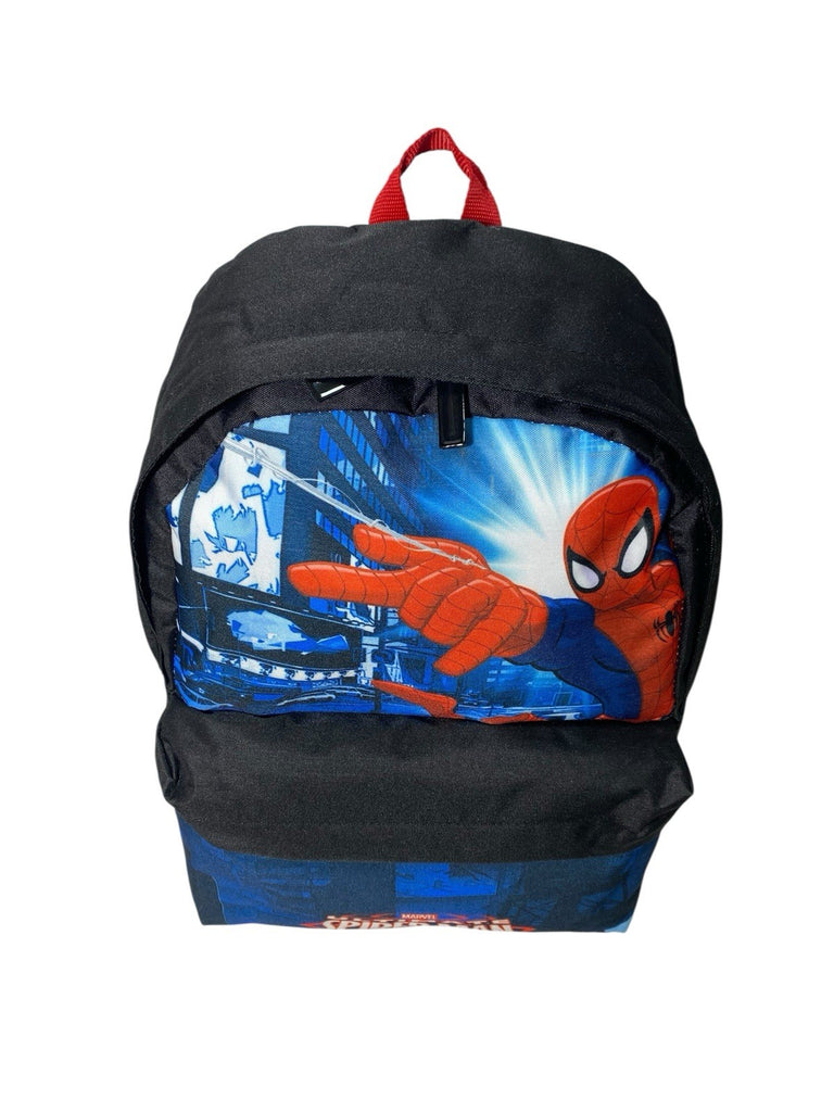 Marvel Ultimate Spiderman Large School Backpack Rucksack Front Pocket New