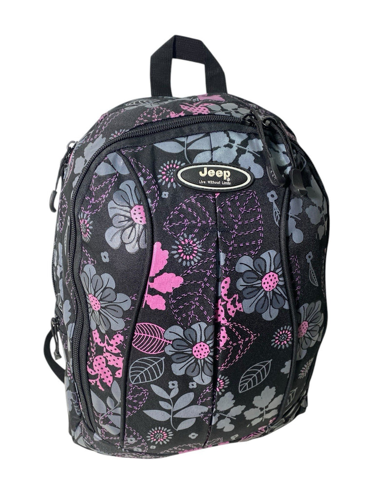 Jeep Laptop Ipad Notepad Floral Travel Cabin Hand Luggage College Backpack Bag