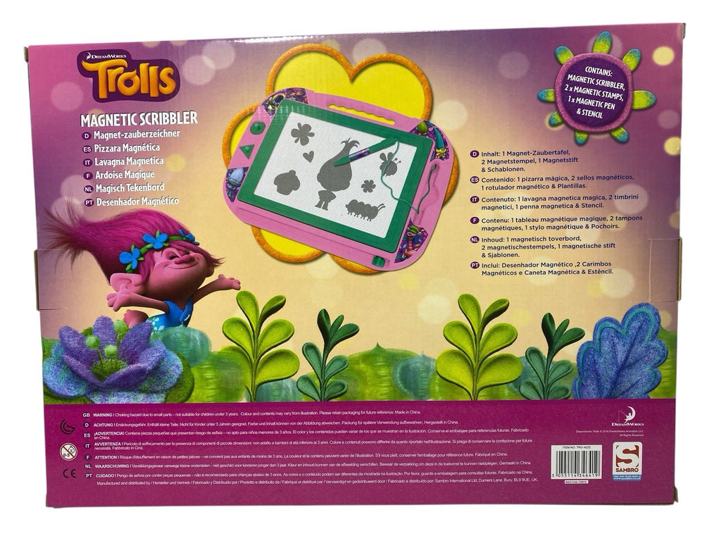 10 x Dreamworks Trolls Large Magnetic Scribbler Job Lot Car Boot Market Resale